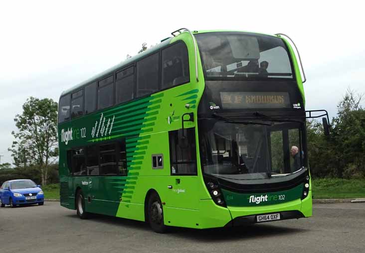 Carousel Flightline Alexander Dennis Enviro400MMC 614